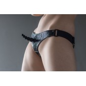 Черные трусики Better с анальной насадкой - 8 см. - Lola Games - купить с доставкой в Архангельске