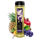 Массажное масло Libido Exotic Fruits с ароматом экзотических фруктов - 240 мл. - Shunga - купить с доставкой в Архангельске