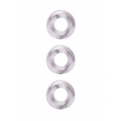 Набор из 3 гладких прозрачных эрекционных колец - Erowoman-Eroman - в Архангельске купить с доставкой