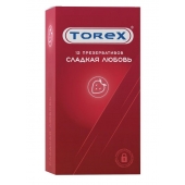 Презервативы Torex  Сладкая любовь  с ароматом клубники - 12 шт. - Torex - купить с доставкой в Архангельске
