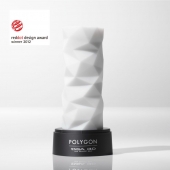 Белый 3D мастурбатор POLYGON - Tenga - в Архангельске купить с доставкой