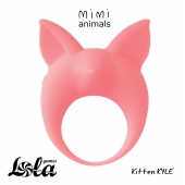 Оранжевое эрекционное кольцо Kitten Kyle - Lola Games - в Архангельске купить с доставкой