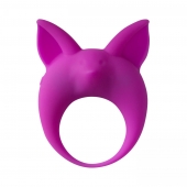 Фиолетовое эрекционное кольцо Kitten Kyle - Lola Games - в Архангельске купить с доставкой