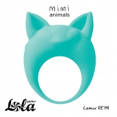 Зеленое эрекционное кольцо Lemur Remi - Lola Games - в Архангельске купить с доставкой