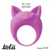 Фиолетовое эрекционное кольцо Lemur Remi - Lola Games - в Архангельске купить с доставкой