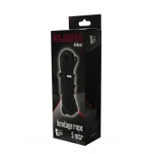 Черная веревка для шибари DELUXE BONDAGE ROPE - 5 м. - Dream Toys - купить с доставкой в Архангельске