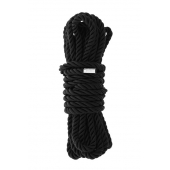Черная веревка для шибари DELUXE BONDAGE ROPE - 5 м. - Dream Toys - купить с доставкой в Архангельске