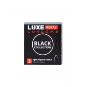 Черные презервативы LUXE Royal Black Collection - 3 шт. - Luxe - купить с доставкой в Архангельске