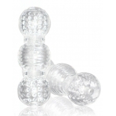 Прозрачный фигурный мастурбатор Master Stroker - Blush Novelties - в Архангельске купить с доставкой
