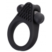 Черное эрекционное виброкольцо Brid с шипиками - A-toys - в Архангельске купить с доставкой