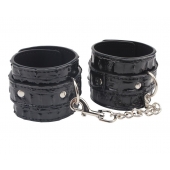 Черные наручники Surrender Wrist Restraints - Chisa - купить с доставкой в Архангельске