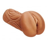 Кофейный мастурбатор-вагина Dumpling - Lola Games - в Архангельске купить с доставкой