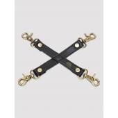 Черный фиксатор для манжет Bound to You Faux Leather Hogtie - Fifty Shades of Grey - купить с доставкой в Архангельске