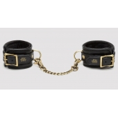Черные наручники Bound to You Faux Leather Wrist Cuffs - Fifty Shades of Grey - купить с доставкой в Архангельске