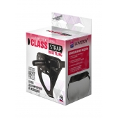 Черный пояс для насадок CLASS STRAP Restyling - LOVETOY (А-Полимер) - купить с доставкой в Архангельске