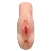 Телесный мастурбатор Perfect Pussy Double Stroker - Pipedream - в Архангельске купить с доставкой