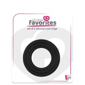 Набор из 3 эрекционных колец SILICONE COCKRINGS - Dream Toys - в Архангельске купить с доставкой