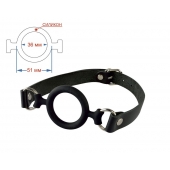 Черный кляп-рамка на регулируемых ремешках - Sitabella - купить с доставкой в Архангельске