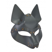 Серая маска Wolf с клепками - Sitabella - купить с доставкой в Архангельске