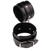 Черные оковы Classic Ankle Cuffs - Chisa - купить с доставкой в Архангельске