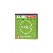 Гладкие презервативы LUXE Royal Classic - 3 шт. - Luxe - купить с доставкой в Архангельске