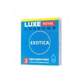 Текстурированные презервативы LUXE Royal Exotica - 3 шт. - Luxe - купить с доставкой в Архангельске