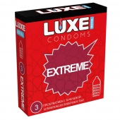 Текстурированные презервативы LUXE Royal Extreme - 3 шт. - Luxe - купить с доставкой в Архангельске