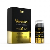 Жидкий интимный гель с эффектом вибрации Vibration! Vodka Energy - 15 мл. - INTT - купить с доставкой в Архангельске