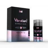 Жидкий интимный гель с эффектом вибрации Vibration! Bubble Gum - 15 мл. - INTT - купить с доставкой в Архангельске