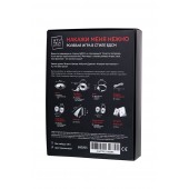 Фиолетовый набор БДСМ «Накажи меня нежно» с карточками - Штучки-дрючки - купить с доставкой в Архангельске