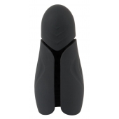 Черный силиконовый вибромастурбатор с нагревом Masturbator with 2 Functions - Orion - в Архангельске купить с доставкой