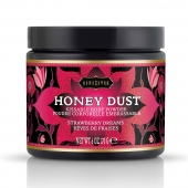Пудра для тела Honey Dust Body Powder с ароматом клубники - 170 гр. - Kama Sutra - купить с доставкой в Архангельске