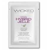 Гель-лубрикант на водно-силиконовой основе Simply Hybrid Jelle - 3 мл. - Wicked - купить с доставкой в Архангельске
