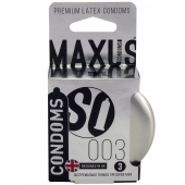 Экстремально тонкие презервативы в железном кейсе MAXUS Extreme Thin - 3 шт. - Maxus - купить с доставкой в Архангельске