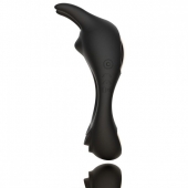 Черное эрекционное кольцо с двумя моторами Zeus Dual Vibe Cock Ring - FeelzToys - в Архангельске купить с доставкой