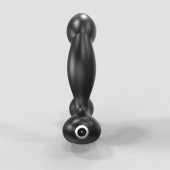 Черный вибромассажер простаты и промежности Prostate Pro с пультом ДУ - Bathmate - в Архангельске купить с доставкой