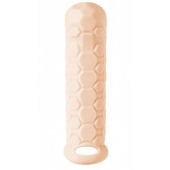 Телесный фаллоудлинитель Homme Long - 15,5 см. - Lola Games - в Архангельске купить с доставкой