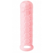 Розовый фаллоудлинитель Homme Long - 15,5 см. - Lola Games - в Архангельске купить с доставкой