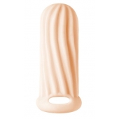 Телесный фаллоудлинитель Homme Wide - 11 см. - Lola Games - в Архангельске купить с доставкой