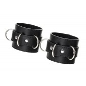 Черные наручники Anonymo на сцепке - ToyFa - купить с доставкой в Архангельске