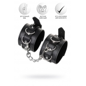 Черные оковы Anonymo из искусственной кожи - ToyFa - купить с доставкой в Архангельске
