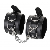 Черные оковы Anonymo из искусственной кожи - ToyFa - купить с доставкой в Архангельске