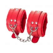 Красные оковы Anonymo из искусственной кожи - ToyFa - купить с доставкой в Архангельске