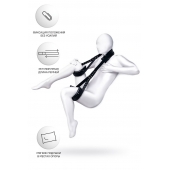 Черные кожаные стропы для фиксации Anonymo - ToyFa - купить с доставкой в Архангельске