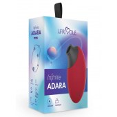 Бордовый вакуумный стимулятор клитора Adara - Le Frivole