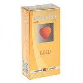 Презервативы Masculan Ultra Gold с золотым напылением и ароматом ванили - 10 шт. - Masculan - купить с доставкой в Архангельске