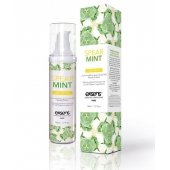 Разогревающее массажное масло Gourmet Spearmint Organic с органическими ингредиентами - 50 мл. - Exsens - купить с доставкой в Архангельске