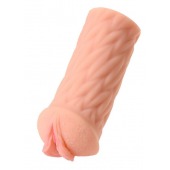 Телесный реалистичный мастурбатор-вагина Elegance.005 с вибрацией - KOKOS - в Архангельске купить с доставкой