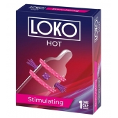 Стимулирующая насадка на пенис LOKO HOT с возбуждающим эффектом - Sitabella - в Архангельске купить с доставкой