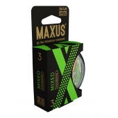 Презервативы в пластиковом кейсе MAXUS AIR Mixed - 3 шт. - Maxus - купить с доставкой в Архангельске